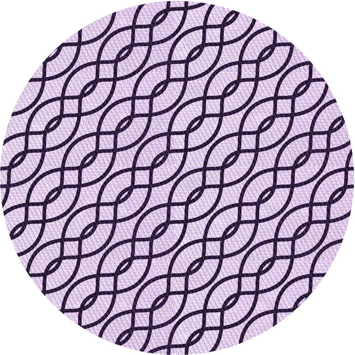 Square Patterned Purple Rug, pat3317pur