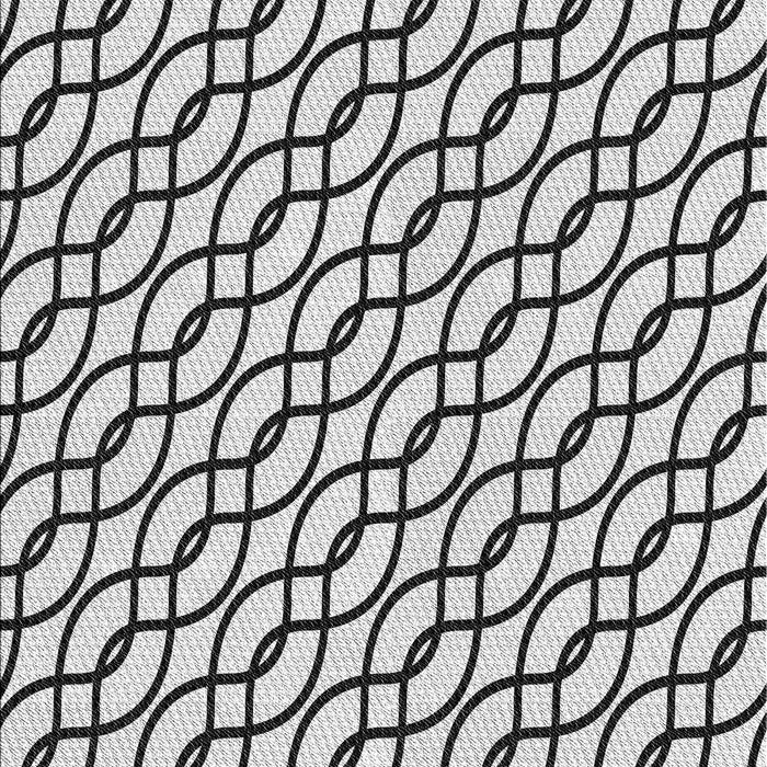 Patterned Platinum Gray Novelty Rug, pat3317