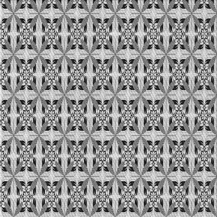 Round Patterned Gray Rug, pat3318gry