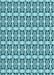 Machine Washable Transitional Teal Green Rug, wshpat3318lblu