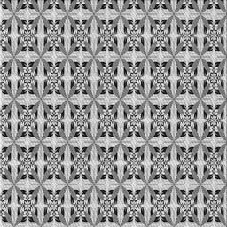 Square Patterned Gray Novelty Rug, pat3318