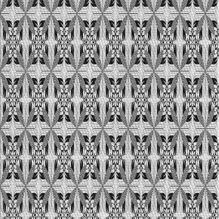 Patterned Gray Novelty Rug, pat3318