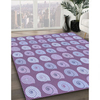 Patterned Blue Rug, pat3319blu