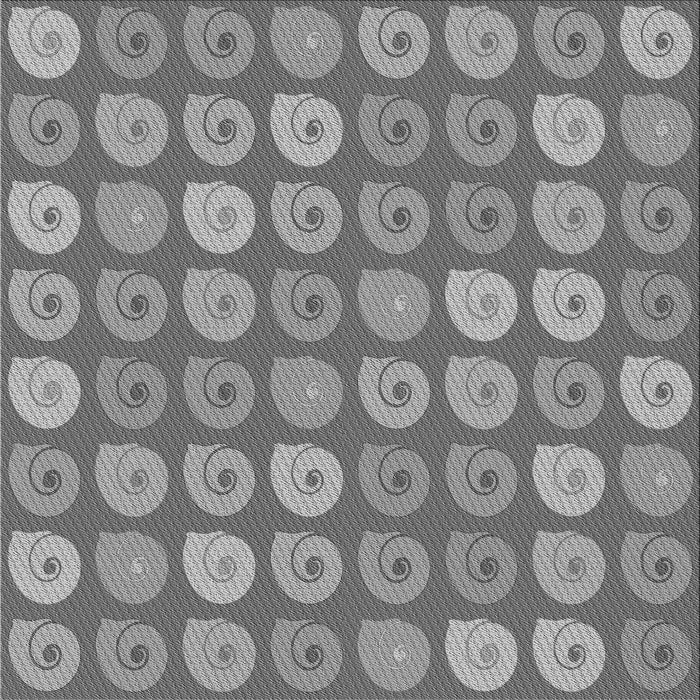 Round Machine Washable Transitional Ash Gray Rug, wshpat3319gry