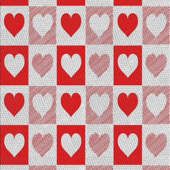 Patterned Platinum Gray Novelty Rug, pat331