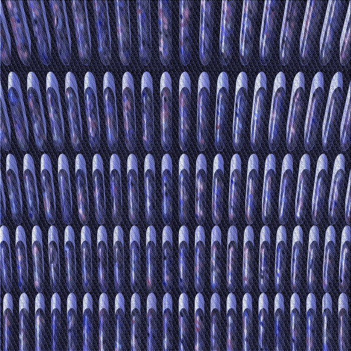 Round Machine Washable Transitional Night Blue Rug, wshpat332blu