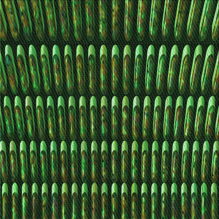 Round Machine Washable Transitional Dark Lime Green Rug, wshpat332grn