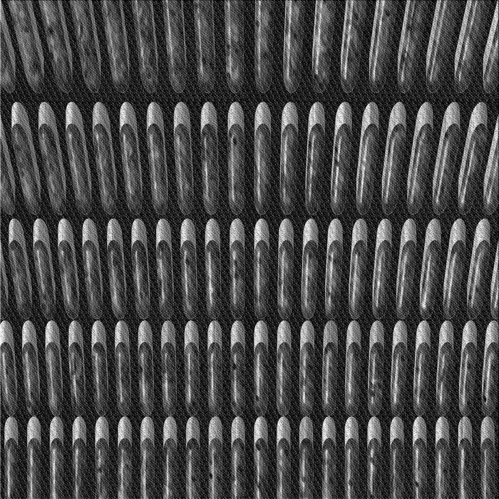 Round Machine Washable Transitional Midnight Gray Rug, wshpat332gry