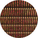 Square Patterned Red Rug, pat332org