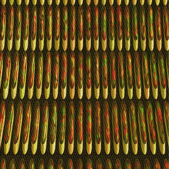 Patterned Red Rug, pat332yw