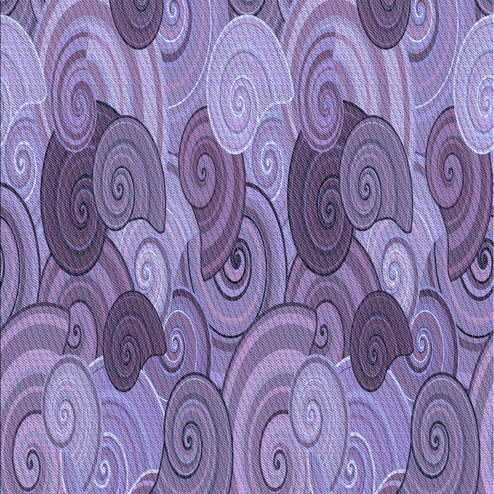 Patterned Purple Mimosa Purple Rug, pat3320blu