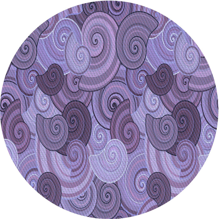 Square Patterned Purple Mimosa Purple Rug, pat3320blu