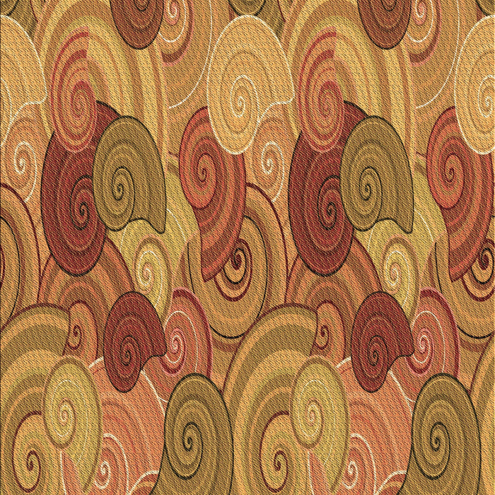 Patterned Mahogany Brown Rug, pat3320brn