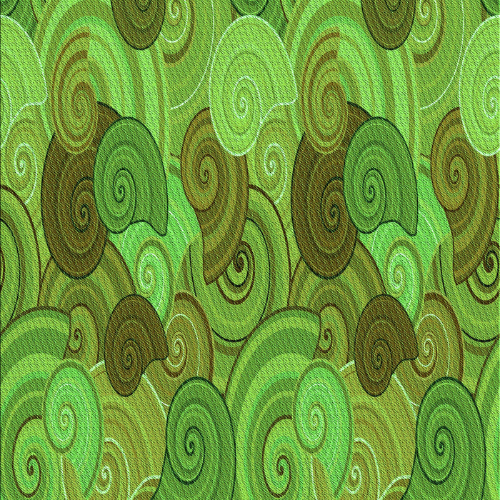 Patterned Green Rug, pat3320grn