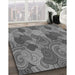 Machine Washable Transitional Grey Gray Rug in a Family Room, wshpat3320gry