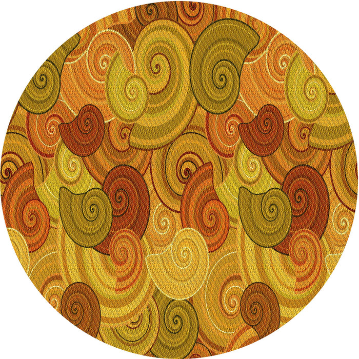 Square Machine Washable Transitional Mahogany Brown Rug in a Living Room, wshpat3320yw