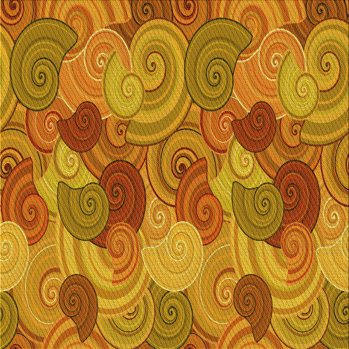 Round Machine Washable Transitional Mahogany Brown Rug, wshpat3320yw