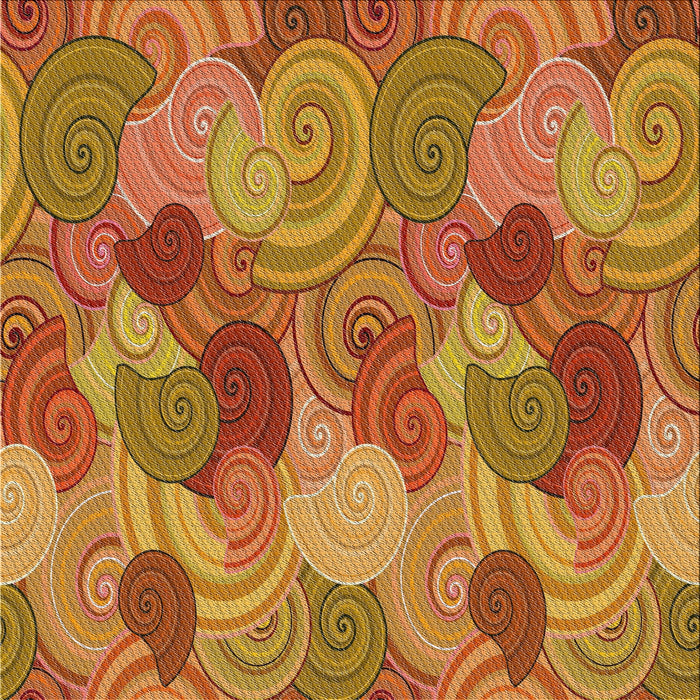 Sideview of Machine Washable Transitional Mahogany Brown Rug, wshpat3320