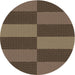 Square Machine Washable Transitional Dark Gold Brown Rug in a Living Room, wshpat3321brn