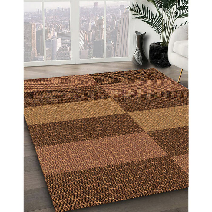 Machine Washable Transitional Red Brown Rug in a Family Room, wshpat3321org