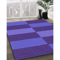 Patterned Amethyst Purple Rug, pat3321pur