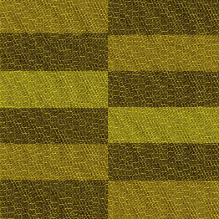 Round Patterned Dark Golden Brown Rug, pat3321yw