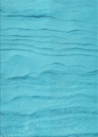 Machine Washable Transitional Bright Cyan Blue Rug, wshpat3322lblu