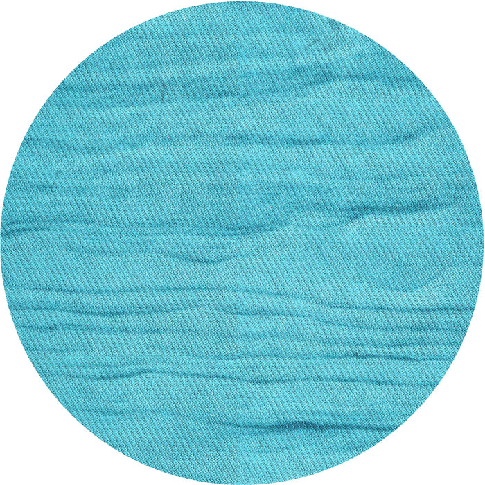 Square Machine Washable Transitional Bright Cyan Blue Rug in a Living Room, wshpat3322lblu