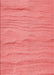 Machine Washable Transitional Fire Red Rug, wshpat3322rd