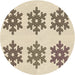 Square Patterned Wheat Beige Rug, pat3324brn