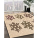 Patterned Copper Brown Rug in Family Room, pat3324org