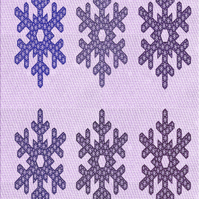 Machine Washable Transitional Lilac Purple Rug, wshpat3324pur