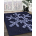 Machine Washable Transitional Black Rug in a Family Room, wshpat3325blu