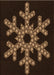 Patterned Sienna Brown Rug, pat3325org