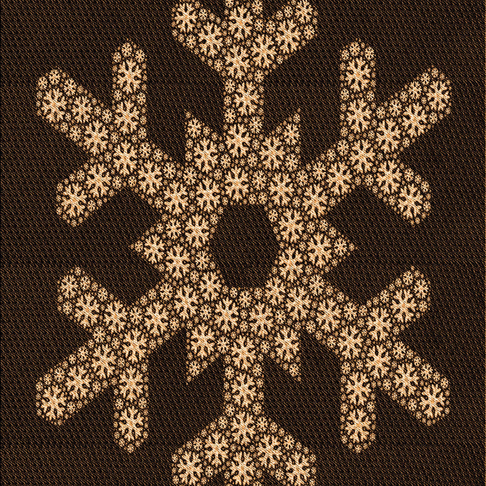 Patterned Sienna Brown Rug, pat3325org