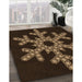 Patterned Sienna Brown Rug in Family Room, pat3325org