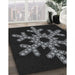 Machine Washable Transitional Black Rug in a Family Room, wshpat3325