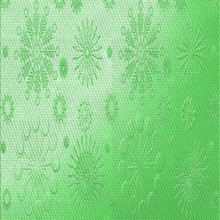 Patterned Green Rug, pat3326grn