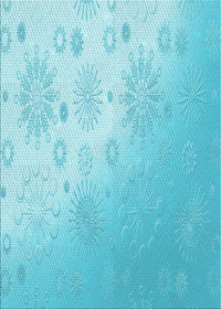 Machine Washable Transitional Bright Turquoise Blue Rug, wshpat3326lblu