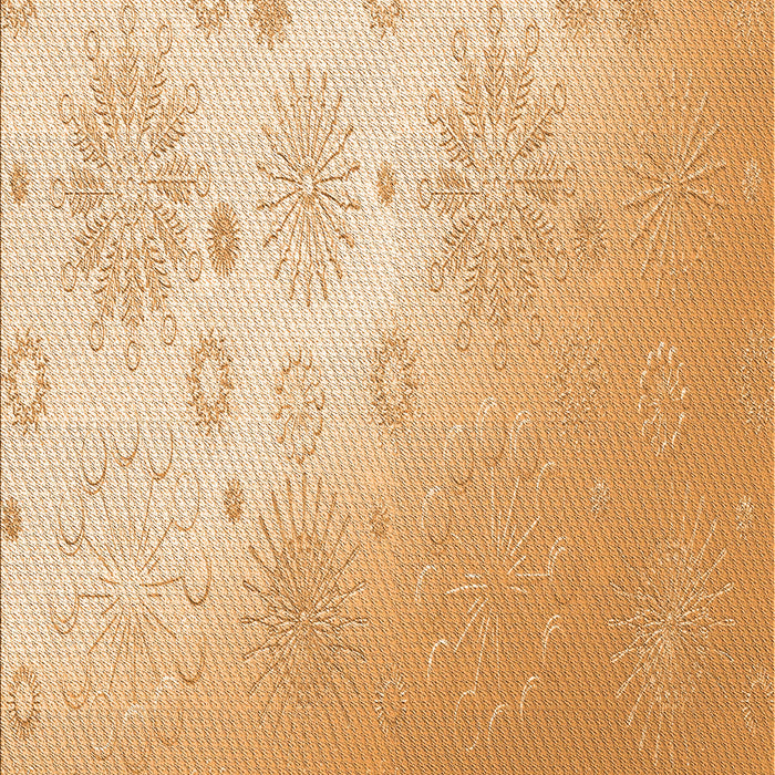 Patterned Orange Rug, pat3326org
