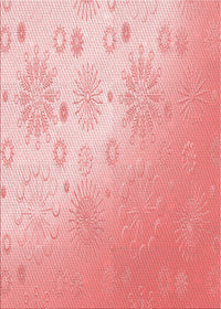 Machine Washable Transitional Pink Rug, wshpat3326rd