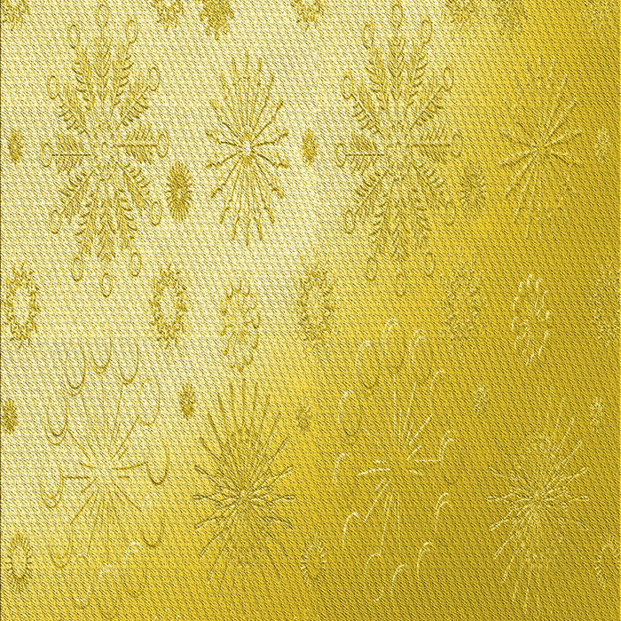 Patterned Bold Yellow Rug, pat3326yw
