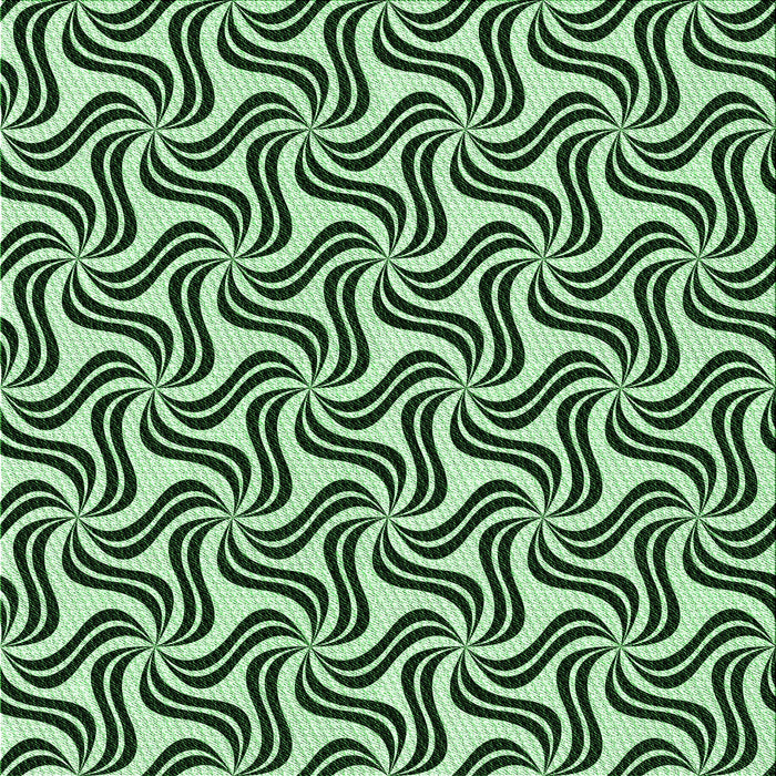 Round Patterned Dark Forest Green Rug, pat3327grn