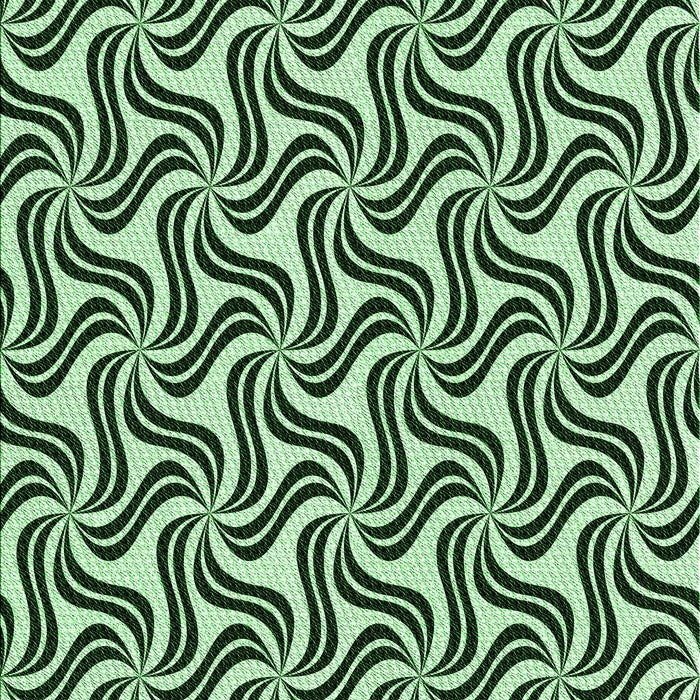 Patterned Dark Forest Green Rug, pat3327grn