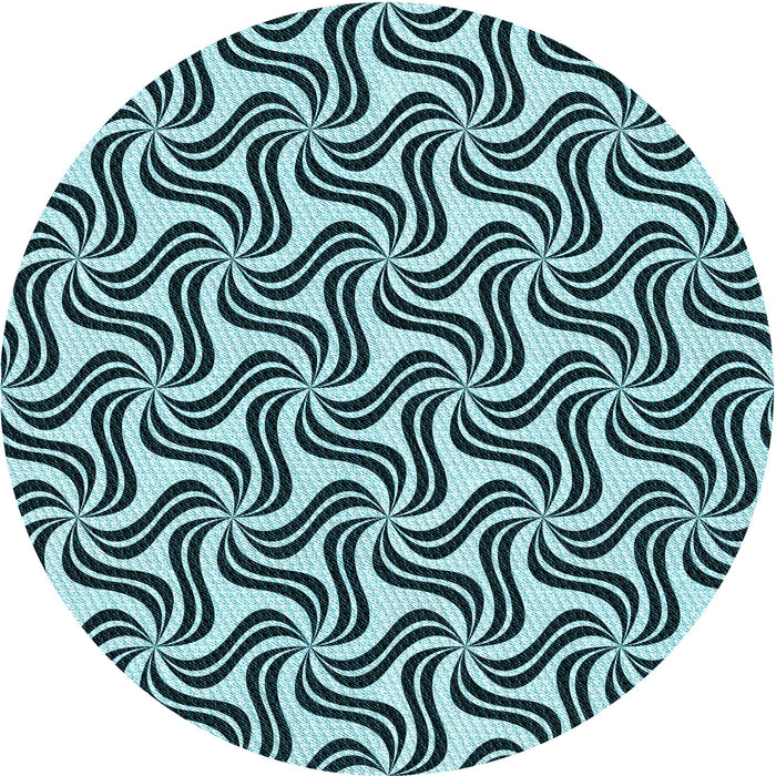 Square Machine Washable Transitional Blue Rug in a Living Room, wshpat3327lblu