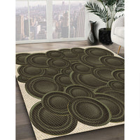 Patterned Midnight Gray Rug, pat3328brn