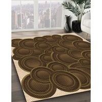 Patterned Light Brown Rug, pat3328org