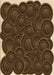 Patterned Light Brown Rug, pat3328org