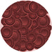 Square Patterned Red Rug, pat3328rd