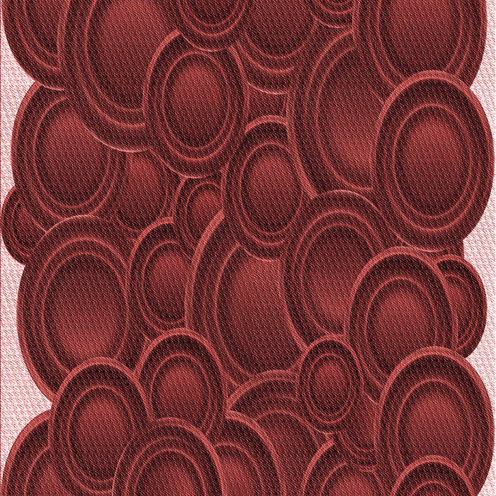 Patterned Red Rug, pat3328rd